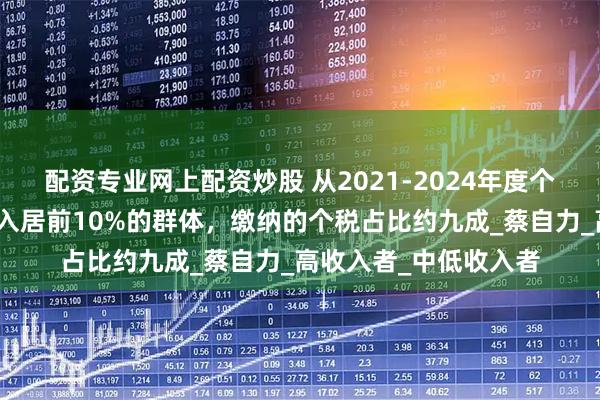 配资专业网上配资炒股 从2021-2024年度个税申报数据看，年收入居前10%的群体，缴纳的个税占比约九成_蔡自力_高收入者_中低收入者